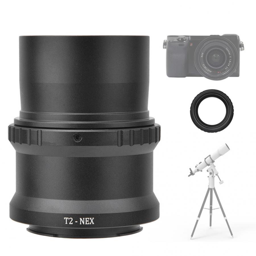 T2-NEX 2in T Mount Astronomical Telescope Mirror Lens Adapter Ring for Sony NEX Mount Mirrorless Camera Len Accessories