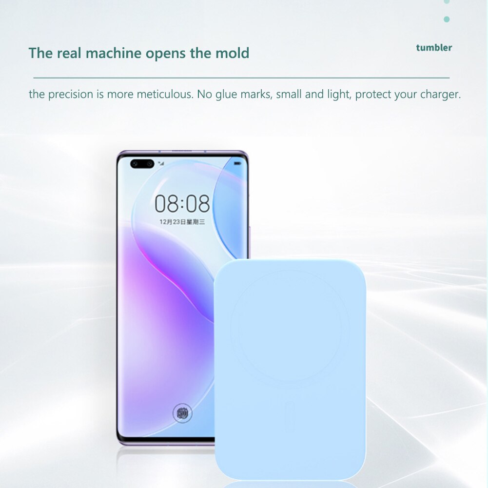 Shockproof Battery Case Silicone Power Bank Protective Case for Apple External Battery Protective Case