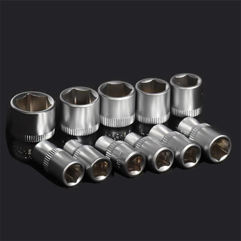 Douilles métriques Standard à 6 points, 1/4 pouces, 4mm 4.5mm 5mm 5.5mm 6mm 7mm 8mm 9mm 10mm 11mm 12mm 13mm 14mm