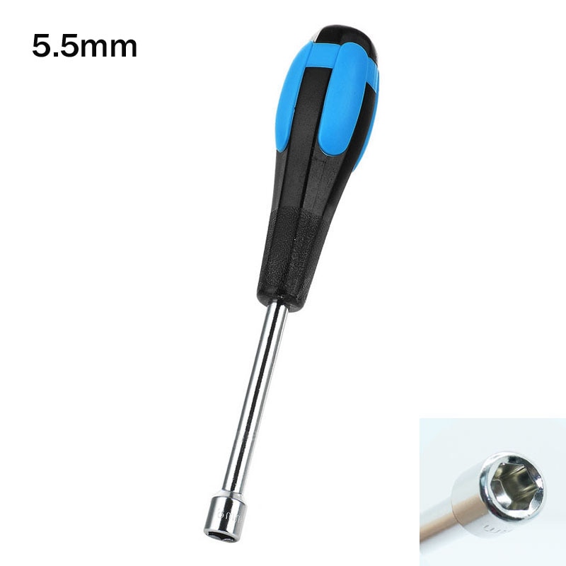 5.5mm Screwdriver Socket CRV Steel Hex Wrench M3 Screw Driver Hand Tool Hexagonal Wrench