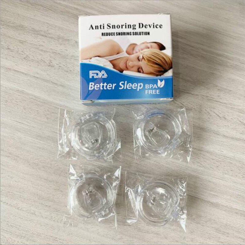 8 Stuks Siliconen Neus Clip Magnetische Anti Snore Stopper Snurken Stille Slaap Steun Apparaat Guard Night Anti Snurken Apparaat Gezondheid zorg: 05