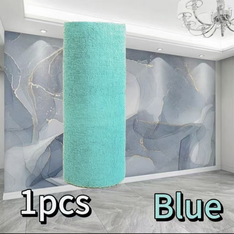 Reusable Cleaning Wipe Household Kitchen Cloth Microfiber Towel Rolls Dish Rags Wash Paper Towel Replacement 1 Roll of 20 Sheets: Orange