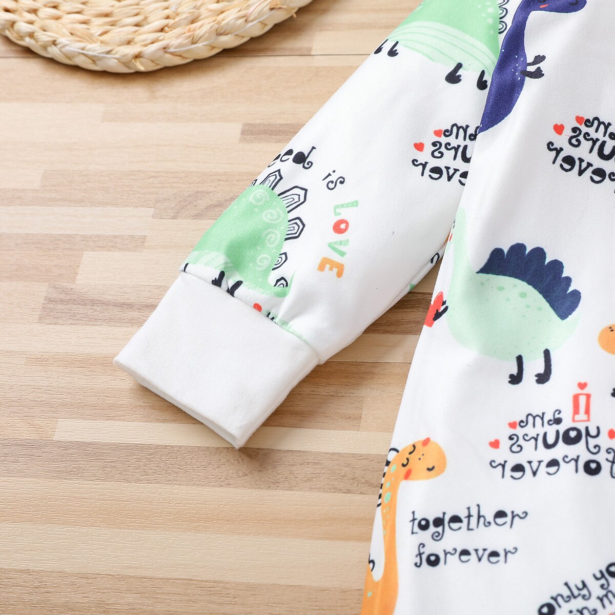 Pasgeboren Meisjes Jongens Dinosaurus Print Rits Romper Lange Mouw O Hals Schoeisel Herfst Baby Peuter Rompertjes Jumpsuits 0-12M