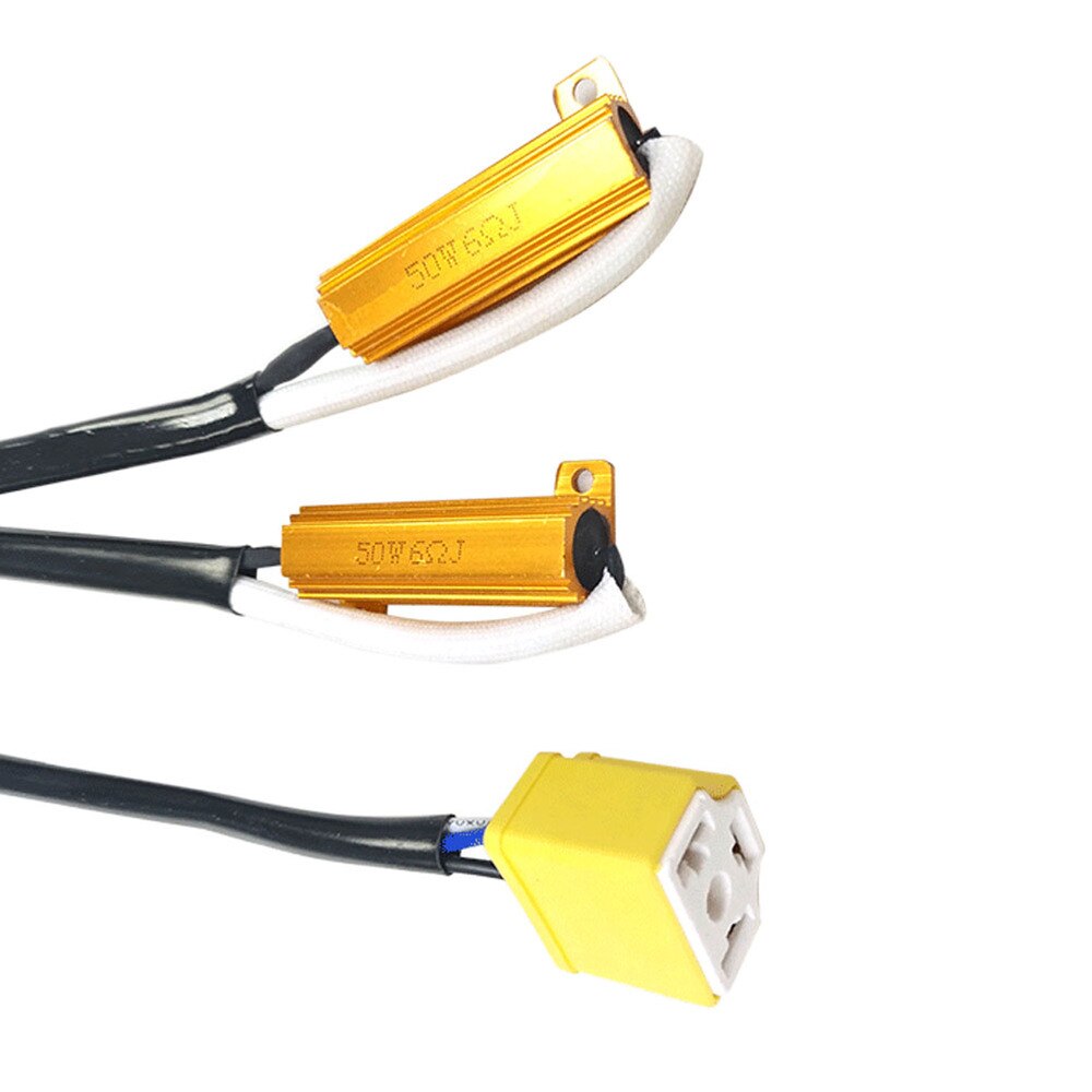H4 Ecoder LED Headlights Decoder Resistor Free Error LED Load Resistor Decoder Warning Signal Error Canceller