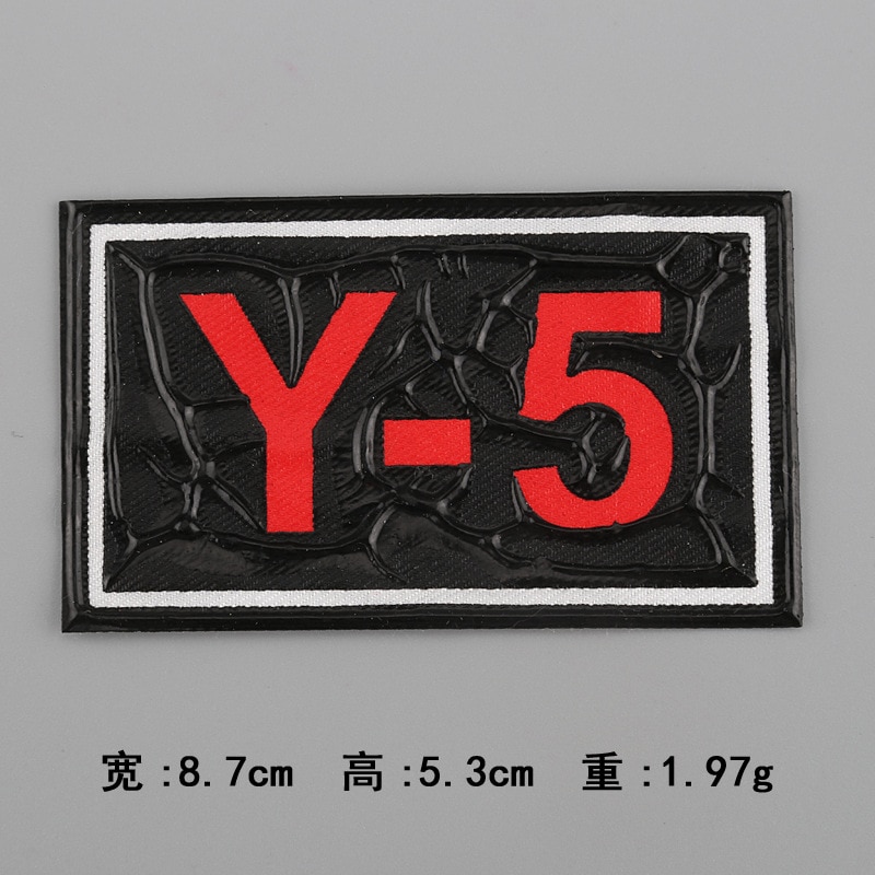 Parche de ropa accesorios decorativos coloridos insignia etiqueta letra sarga elementos Retro: g