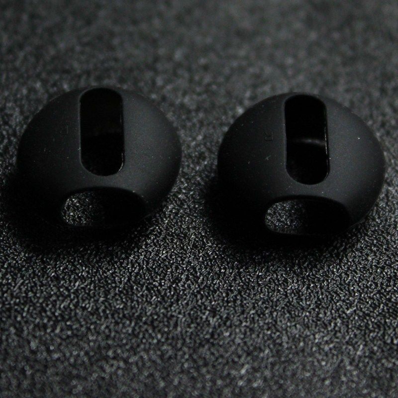 Nauszniki do słuchawek Airpods Free Buds3 Pro bezprzewodowe słuchawki Bluetooth Iphone silikonowe nauszniki etui na słuchawki nauszniki wkładki douszne 2 szt.: Black