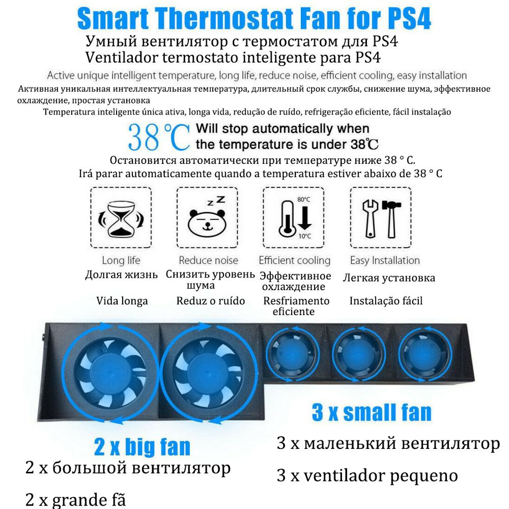 Ondersteuning Base Voor Sony Ps Play Station Playstation 4 PS4 Pro Stand Cooler Cooling Fan Accessoires Game Console Controle Accesorios