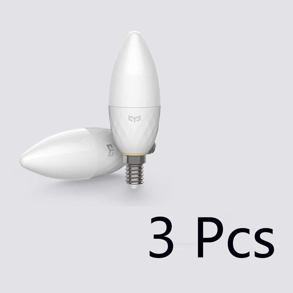 Original Yeelight Smart Lichtquelle Set Bluetooth Mesh Edition Smart licht Birne Downlight Scheinwerfer Arbeit Für MI Häuser App: candle light 3pcs