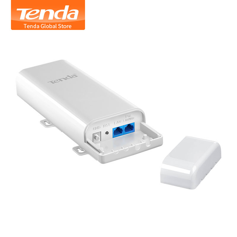 Tenda O3 5Km 2.4 Ghz 150Mbps Outdoor Cpe Draadloze Wifi Repeater Extender Router Ap Access Point Wifi Brug met Poe Adapter