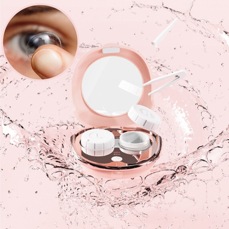 Contact Lens Cleaner Machine Ultrasone Reiniging Machine 12000Rpm Hoge Frequentie Trillingen Timing Oplaadbare Cleaner