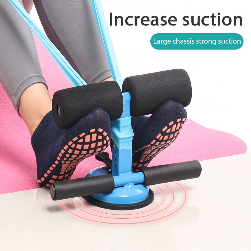 Fitness Sit Up Bar Assistant Gym Exercise Device Resistance Tube Ab Workout Bench Equipment Home Abdominal Machine Lose Weight
