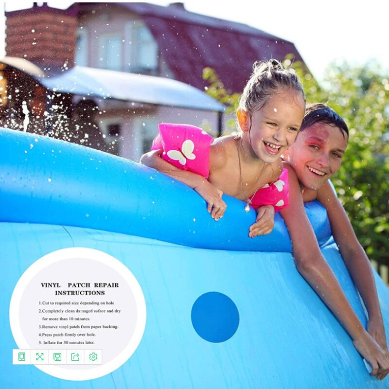 5/10/20PCS Inflatable Pool Repair Kit Vinyl Stickers Glue Repairkayaks Patches Inflatable Rafts Boat Adhesive Swimming