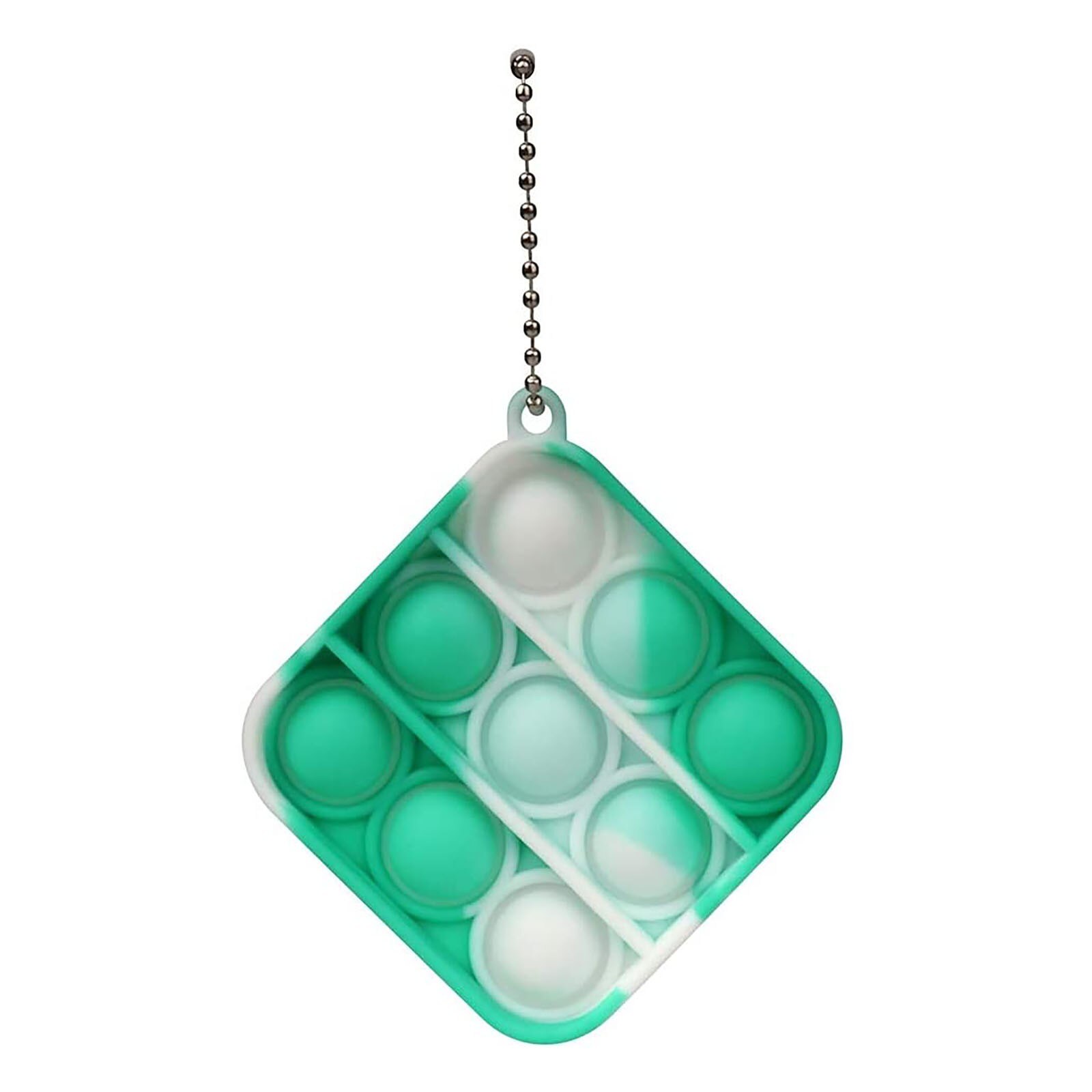 Erwachsene freundlicher Mini Sensorischen Spielzeug drücken blasiert Zappeln Spielzeug binden Farbstoff Keychain Ring Autismus Bedürfnisse Squishy Stressabbau Spielzeug Silikon