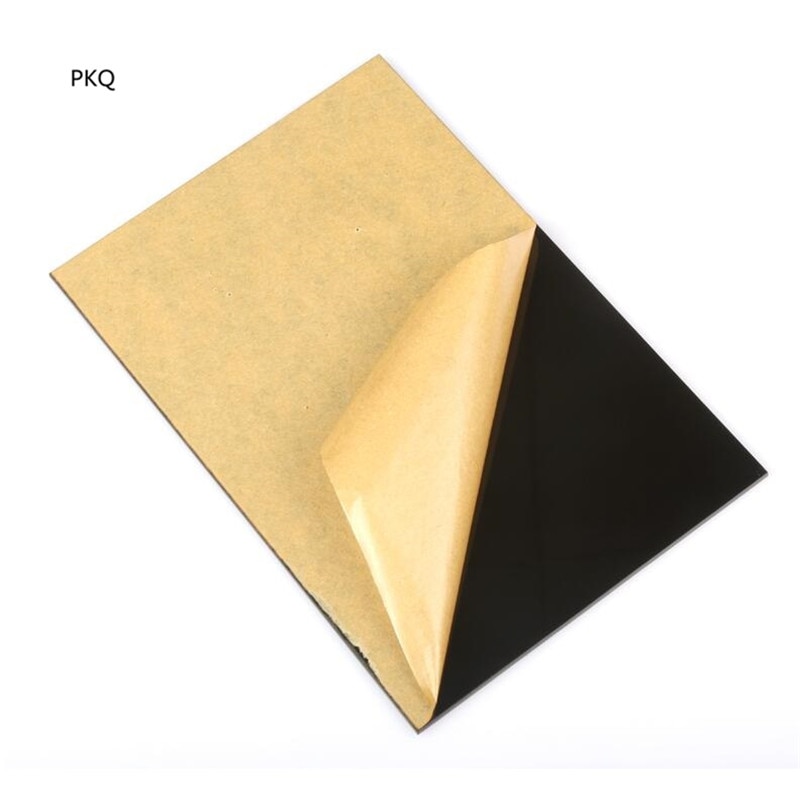 Akryylilevy kiiltävä puhdas musta pleksilasi muovilevy orgaaninen lasi polymetyylimetakrylaatti 2/2.7/5.5/9.5mm paksuus 30*20cm