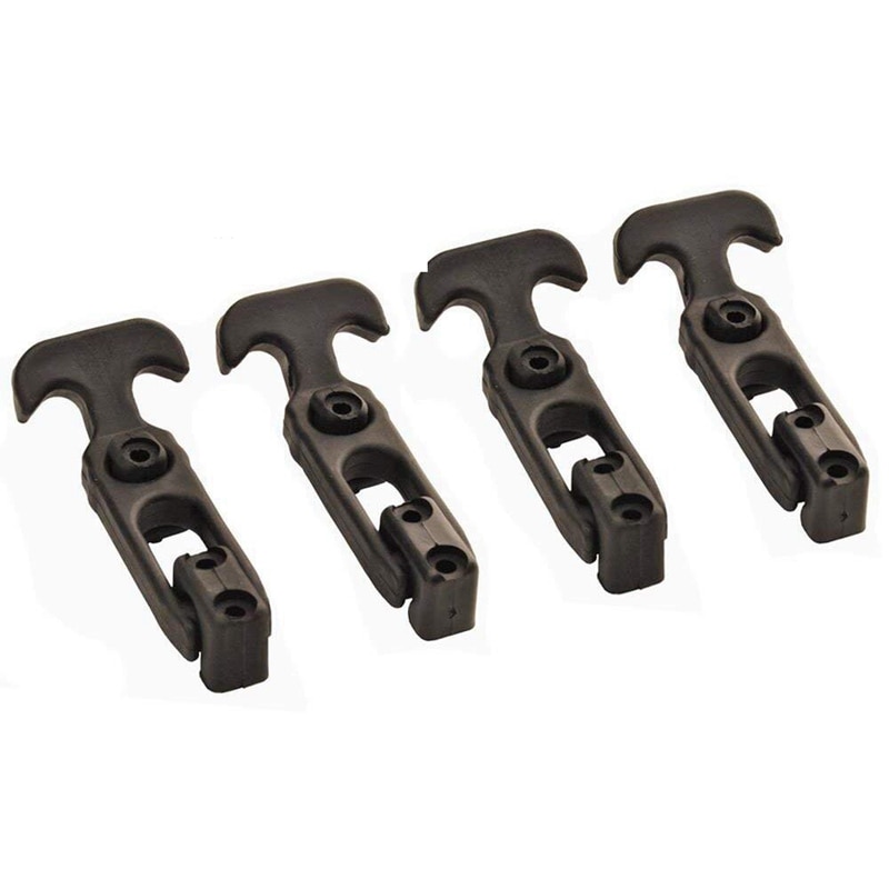 4 Stuks T-Handvat Rubber Flexibele Trekken Vergrendelingen Fit Voor Toolbox/Koeler/Golfkar/Landbouwmachines T-Toolbox Lock: Default Title