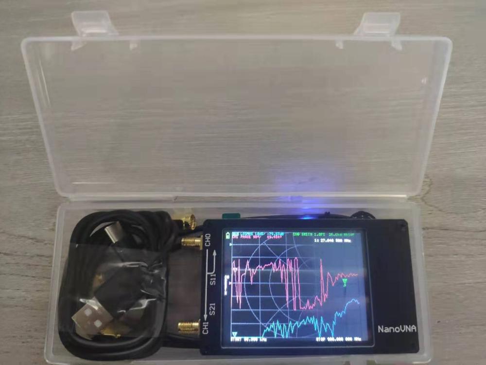 Vector Netwerk Analyzer Woninginrichting Nanovna 50 Khz-300 Mhz Touch Screen Draagbare