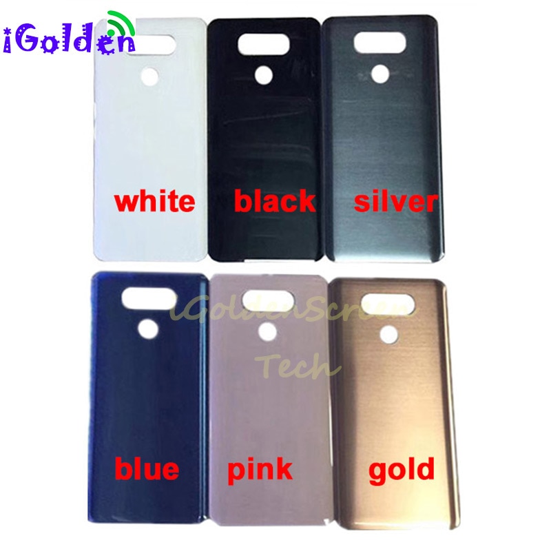 Back Cover for Lg g6 Battery Cover door Case Housing with Camera Lens glass Touch ID Replacement for G6 LS993 US997 VS998 H870