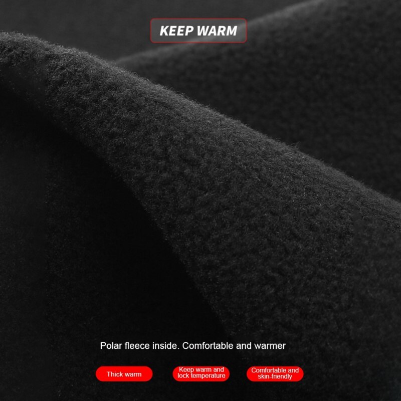 Winter Balaclava Motorcycle Ski Mask Fleece Hat Windproof For Men Warm Neck Full Face Shield Snowboard Motorbike Cycling Protect