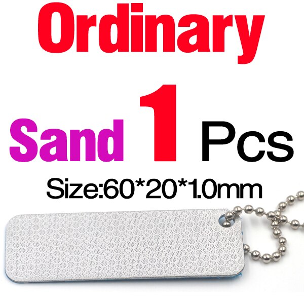 Mnft 1 st mini flugfiske flugkrokar slipa slipare diamant & eldfast sand fiske krok slipning fiskkrok verktyg: Vanlig sand 1 st