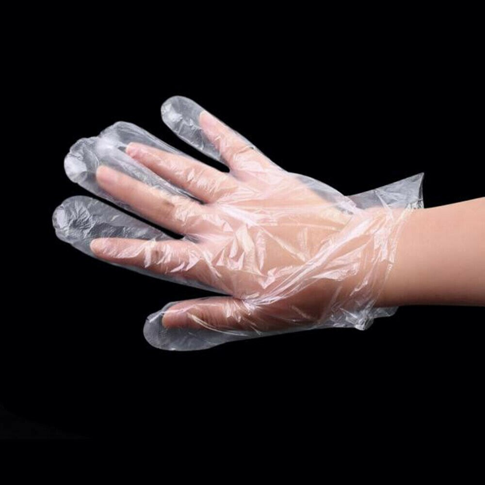 1000pcs Plastic Wegwerphandschoenen Restaurant Home Service Catering Hygiëne