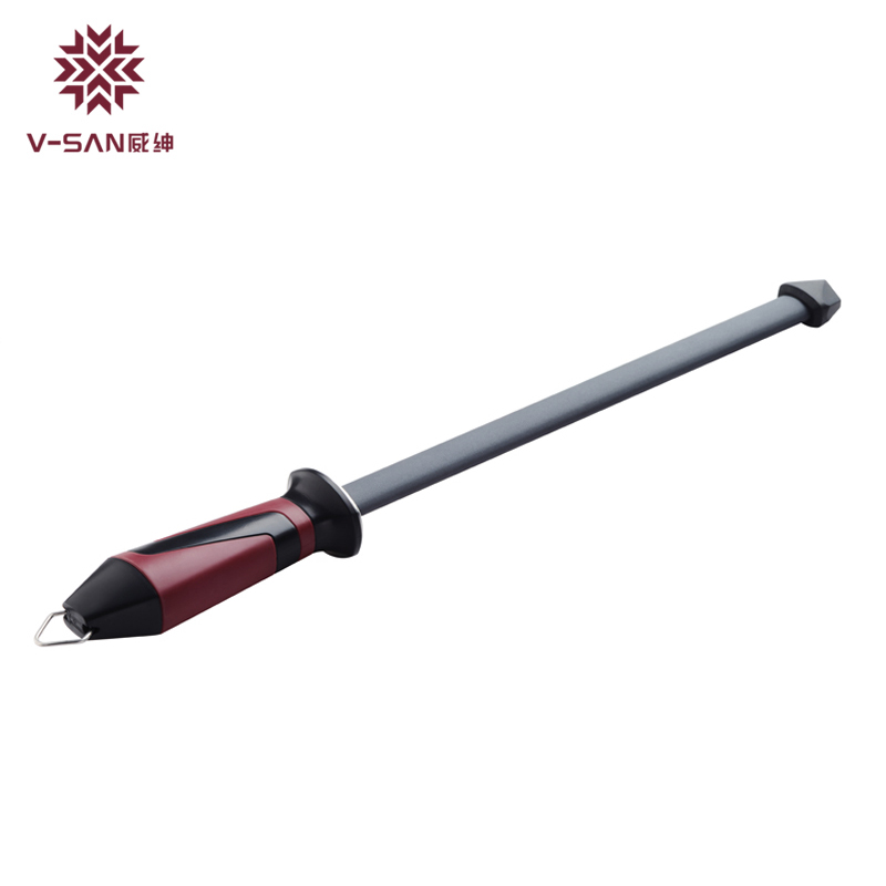 TAIDEA 12inch Knife Carmic Sharpening rod TG2006 Sharpening steel Kitchen sharpening system knife sharpener tool