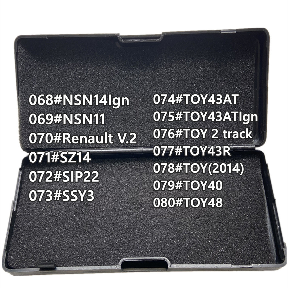 Lishi 2 in 1 Decoder Tools SS002R Lishi 2in1 Tool Civil Door Lock Opener Locksmith Tool Kit