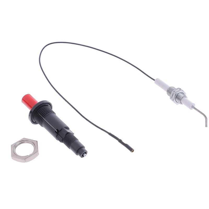 Piezo Spark Ignition Set With Cable 30cm Long Push Button Kitchen Lighters