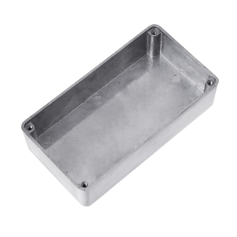 Caja de aluminio con efecto, caja eléctrica de Metal, caja de instrumentos para guitarra, bricolaje