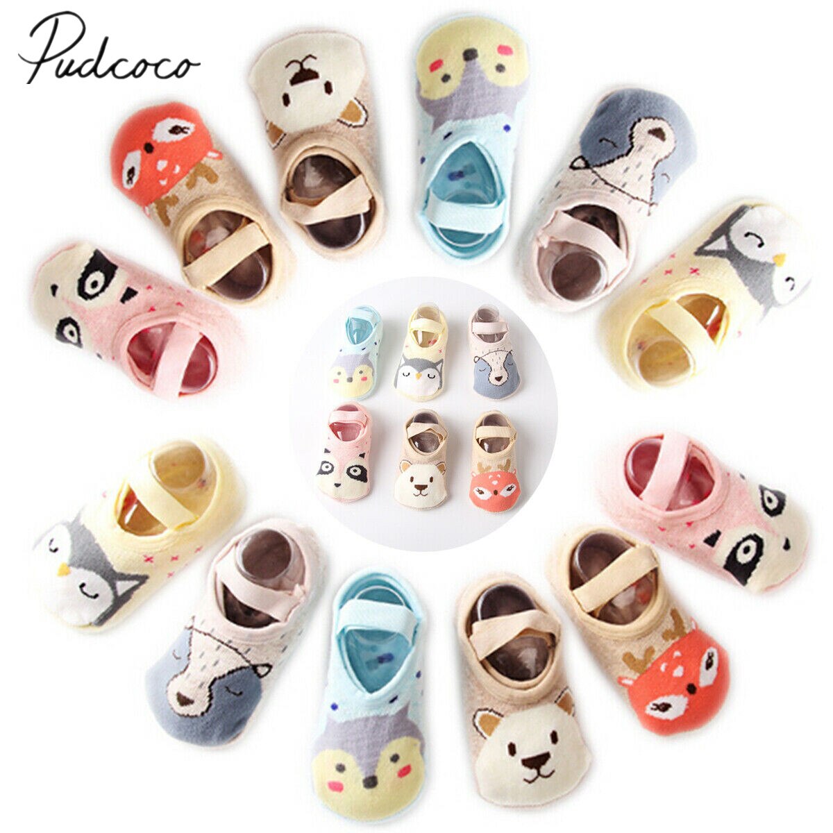 Baby Kids Cute Cartoon Socks Fancy Newborn Infant Toddler Soft Cotton Sock Comfortable Ankle Socks For 1-3Y