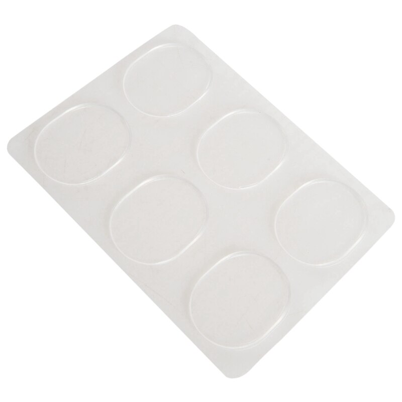 Amortisseur de batterie de caisse claire, 12 pièces, tampons de Gel, silencieux, accessoires de Percussion (Transparent)