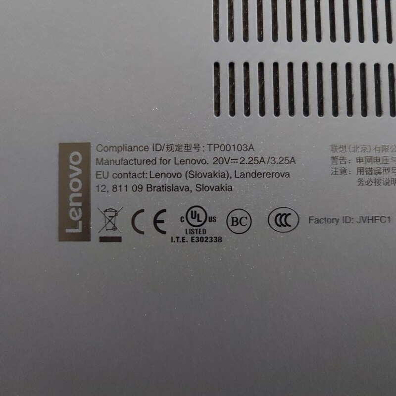 Original Laptop computer base assembly bottom cover D shell Lenovo Thinkpad T490 DP/N:01YN936