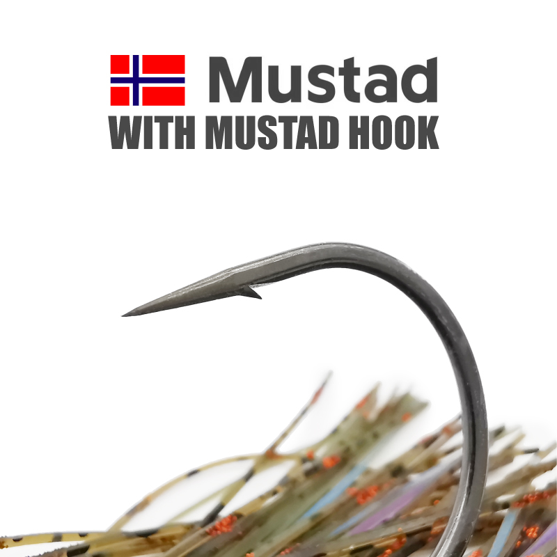 Lureholic 7~14g Weedless Swim Jig High Wire Bait Performance Jig Head Lure Fishing Bait for Bass Fishing With Mustad Hook