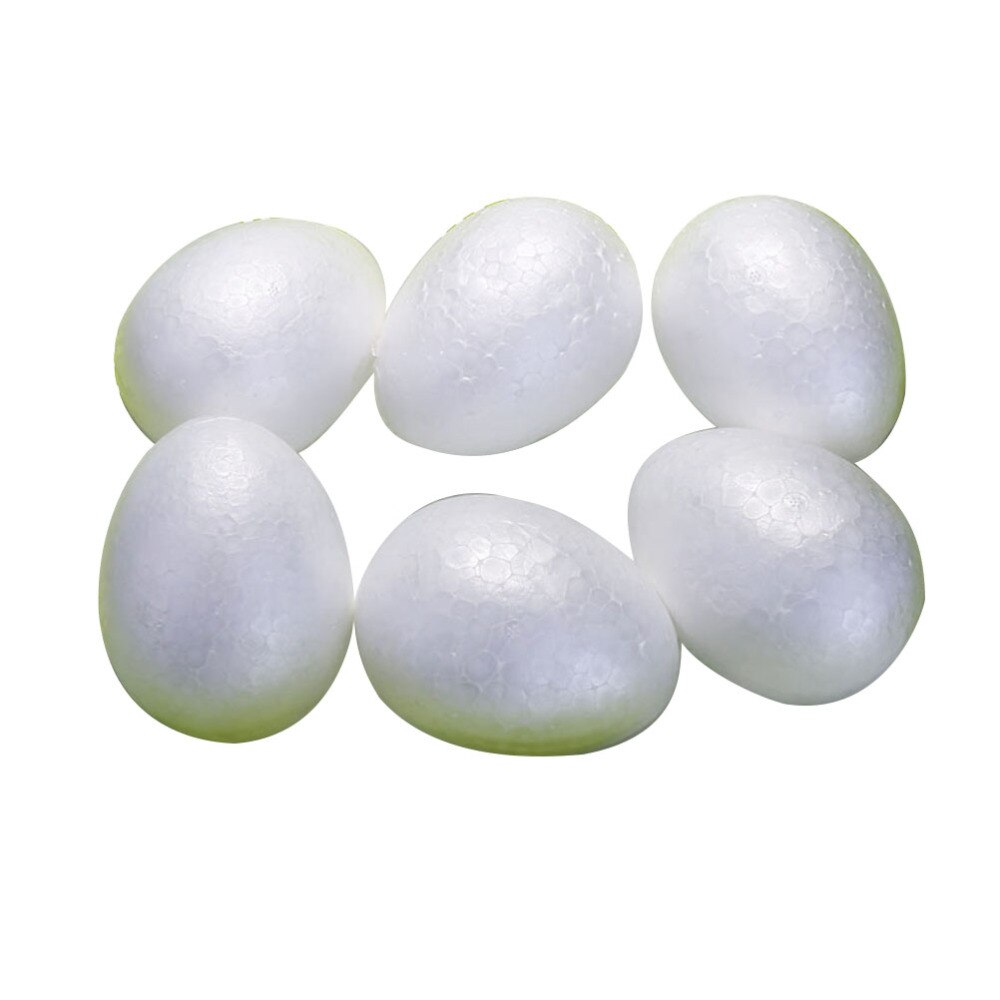 50pcs 3.5cm Durafoam Eggs Styrofoam DIY Easter Egg Crafts Eggs
