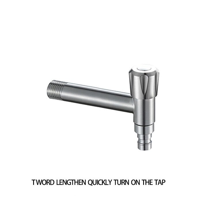 ZOTOBON Convenient Washing Machine Faucet Brass Tap Chrome Plated Water Outlet Kitchen Bathroom Bidet Faucet Fast on Faucets M11: 6