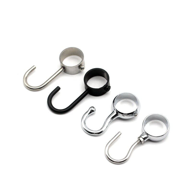 Thickened stainless steel casing hook through pipe hook movable hook kitchen hanging rod hook hanger rack row hook