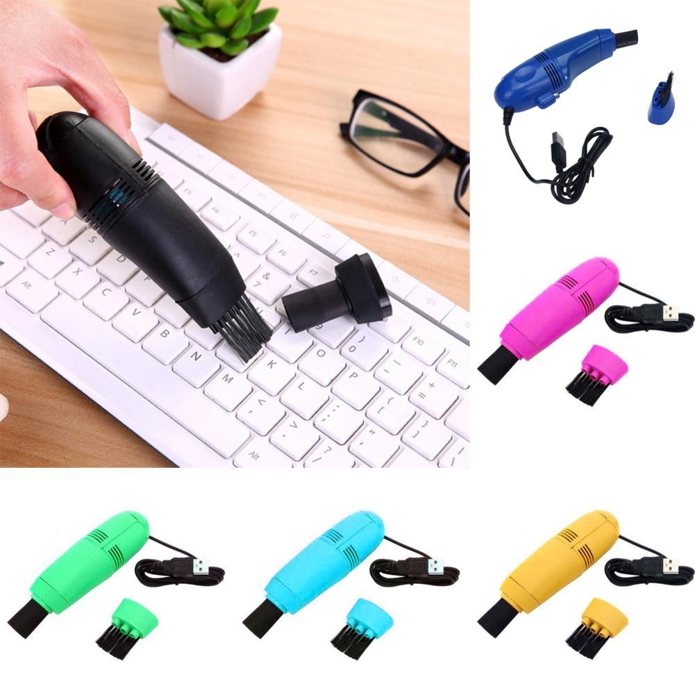 Computer Keyboard Vacuum USB Cleaner Vacuum Cleaner Mini Cleaner Clean Computer Laptop Brush Dust Cleaning Kit