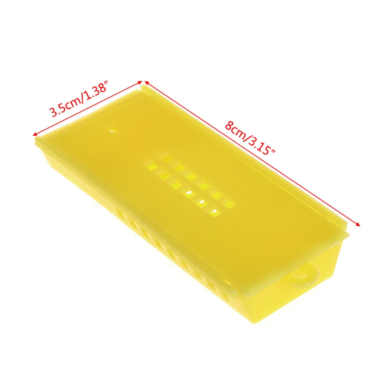 5Pcs Bee Boxs Honing Bijenteelt Plastic Bijenkorf Kooi Catching Tool Bewegende Apparatuur