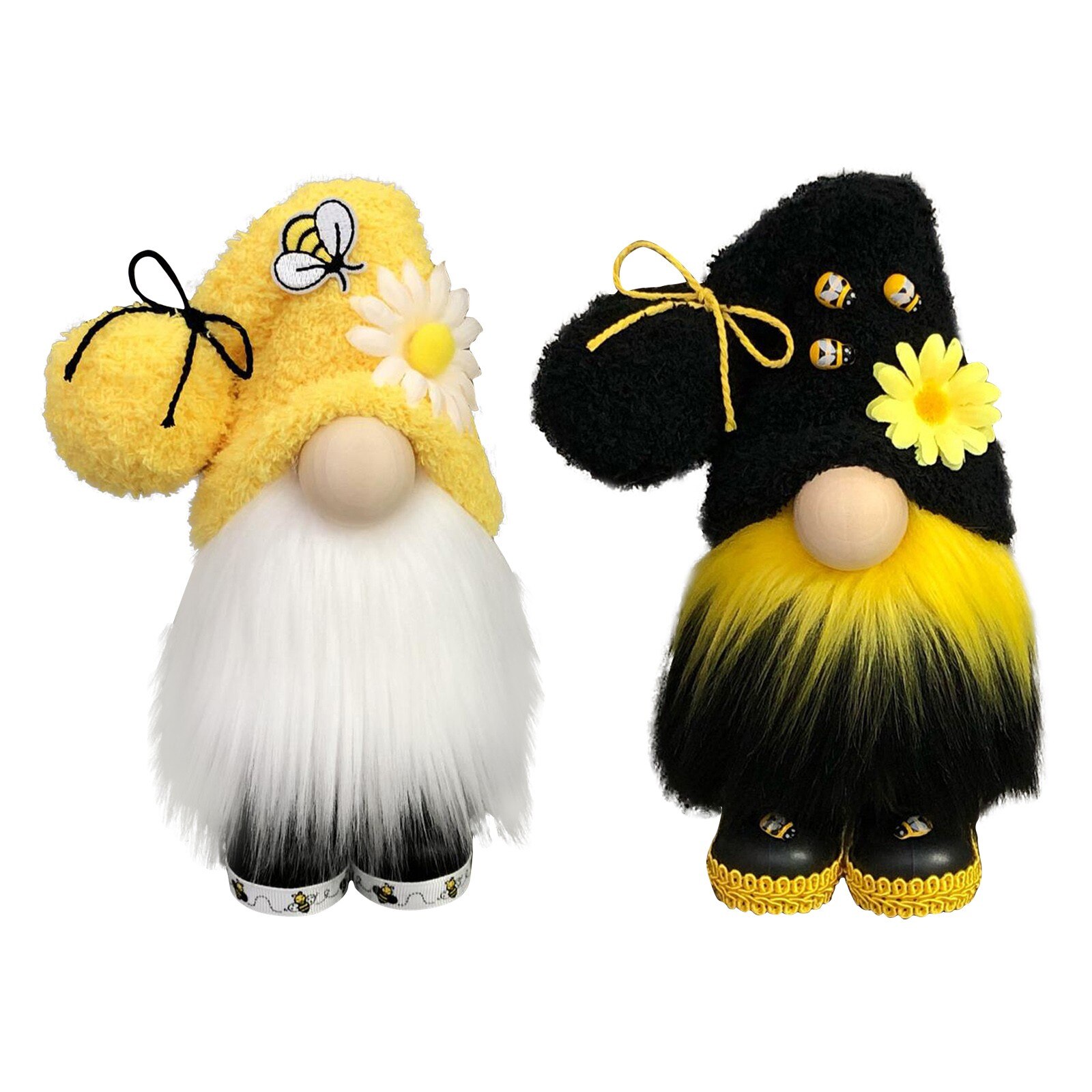 Bumble Bee Gestreepte Gnome Scandinavische Tomte Nisse Zweedse Honey Bee Elfs Thuis Boerderij Keuken Decor Plank Tiered Lade Decor