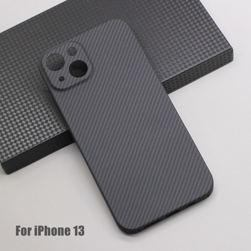 Amstar – coque de Protection d'objectif en Fiber de carbone Pure 600D pour iPhone 13 Pro Max, étui en Fiber aramide Ultra-fin de: iPhone 13
