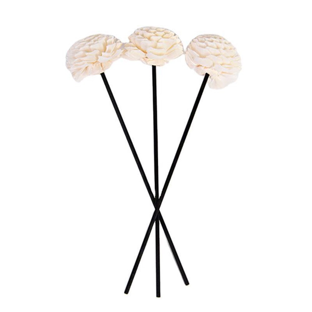 Houten Geur Stok Handgemaakte Geen Vuur Reed Diffuser Sticks Slaapkamer Vlinder Vervanging Aromatherapie Stick Voor Thuis Hotel: 3 pcs