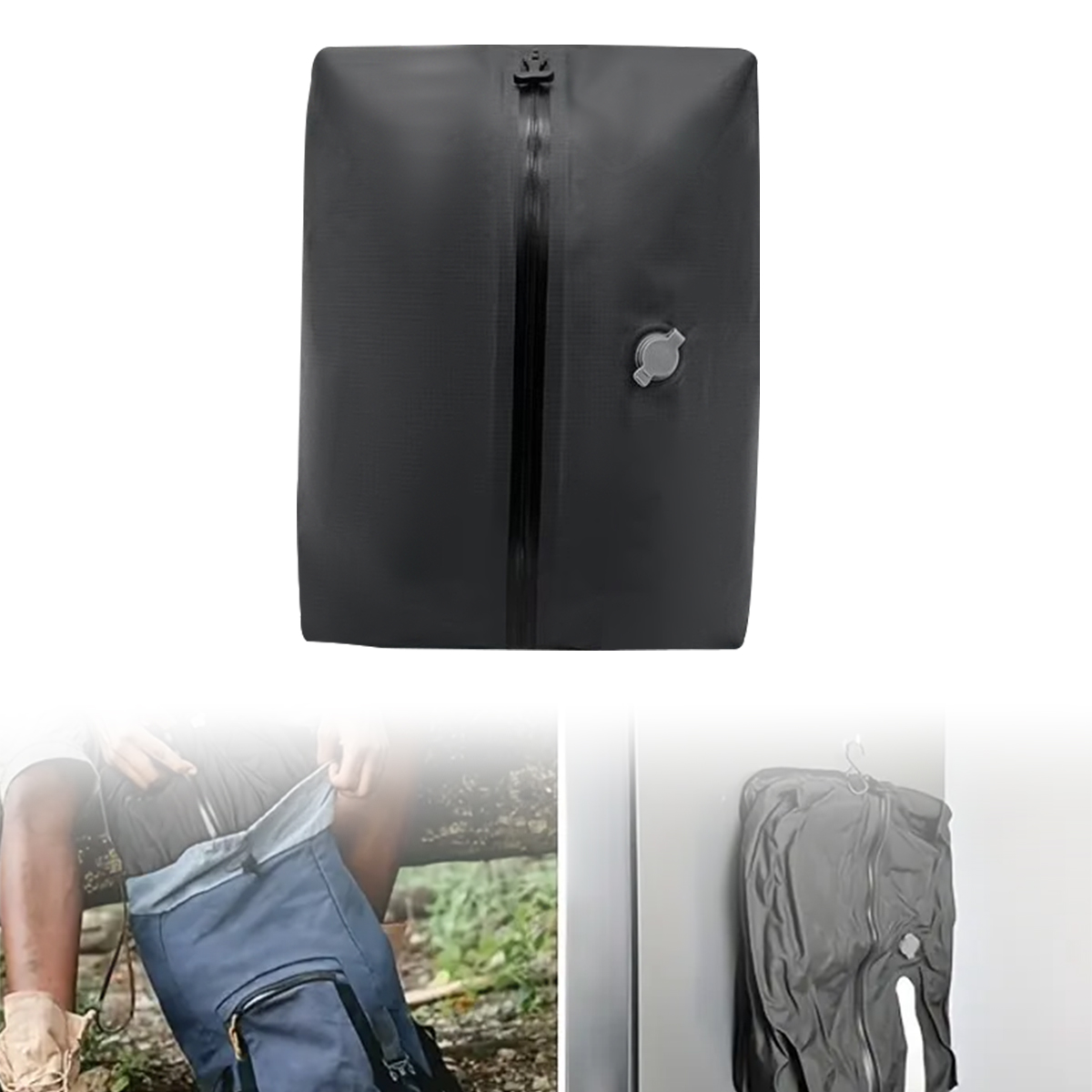 Reusable Vacuum Bags for Travel Dustproof Space Saver Vacuum Compression Bag Waterproof Luggage Vacuum Storage Bag