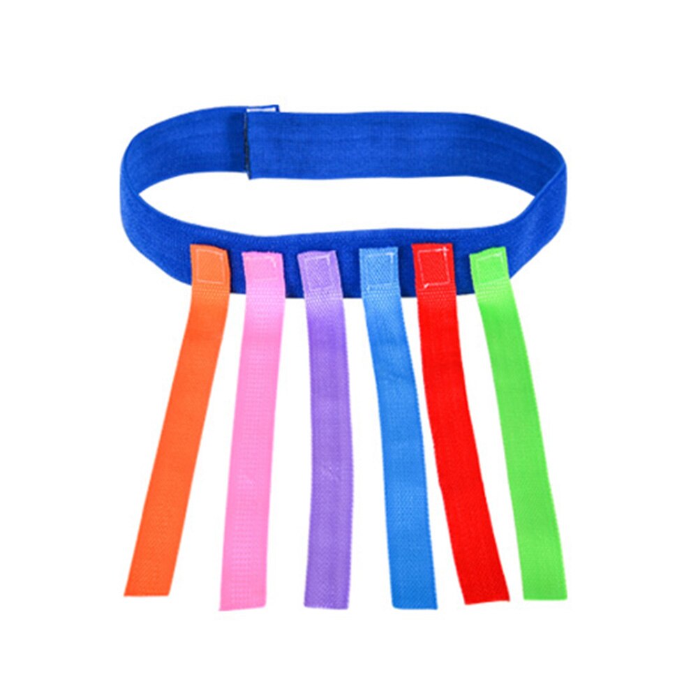 Kinderen Outdoor Grappig Spel Speelgoed Riem Voor Kleuterschool Kids Catching Staart Training Apparatuur Teamwork Game Speelgoed voor Kinderen: Blauw