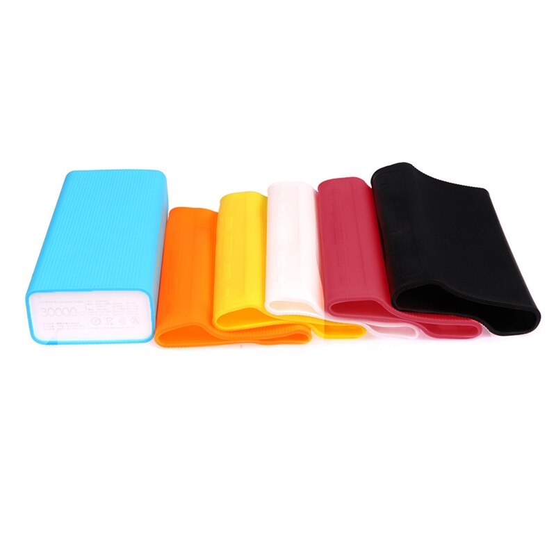 Nueva carcasa de batería portátil para Xiaomi funda protectora de piel fundas 30000 mAh Cubierta de goma blanda