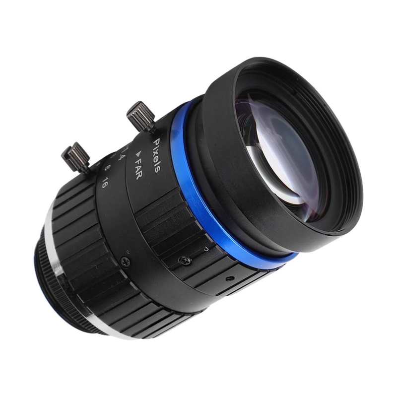 Industrial Camera Lens 8MP High-Definition Lens C Mount 50mm Length 1in Image Format Manual Aperture for Industrial Camera
