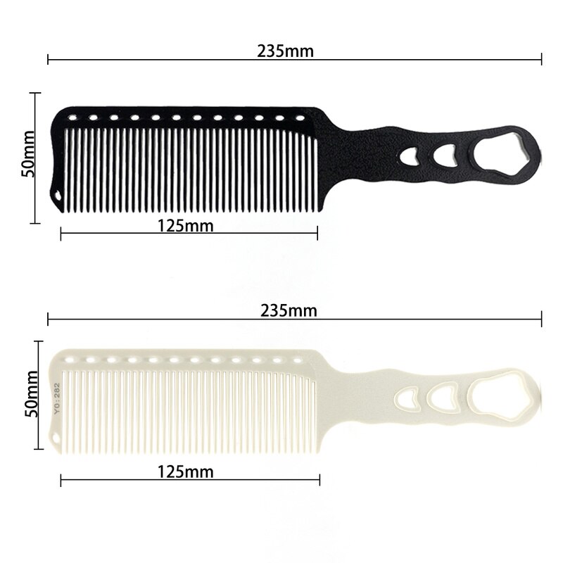 Pro 1 stuks antistatische kapperskam voor het knippen van haar, hars, hittebestendige tondeuse, kapperskam voor mannen, duurzaam en