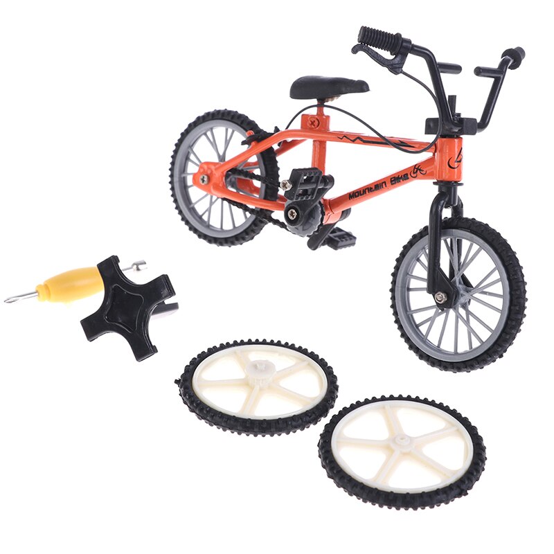 1 Pc Doigt Vélo Mini Vélo De Doigt Jouets VTT Vélo Doigt Scooter Jouet Jeu Costume Enfants: Orange
