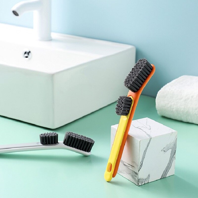 Shoe Brush Household Shoe Washing Brush, Soft Bristles, Laundry Brush, White Shoe Collar Cleaning Brush, Board Brush Set