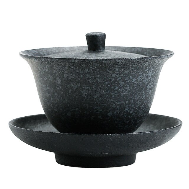 Japanese Tea Tureen Handmade retro stoneware tea maker Big Ceramic Tea Bowl