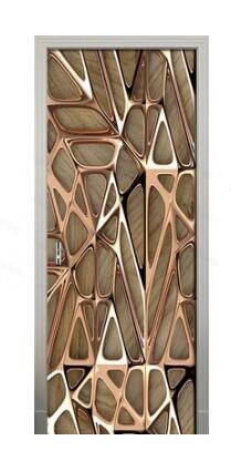 3D Deur Sticker Deur Wrap Muursticker Mural Behang Zelfklevend Pvc Verwijderbare Waterdichte Deur Decal Home Decor: 01 / 95x215cm