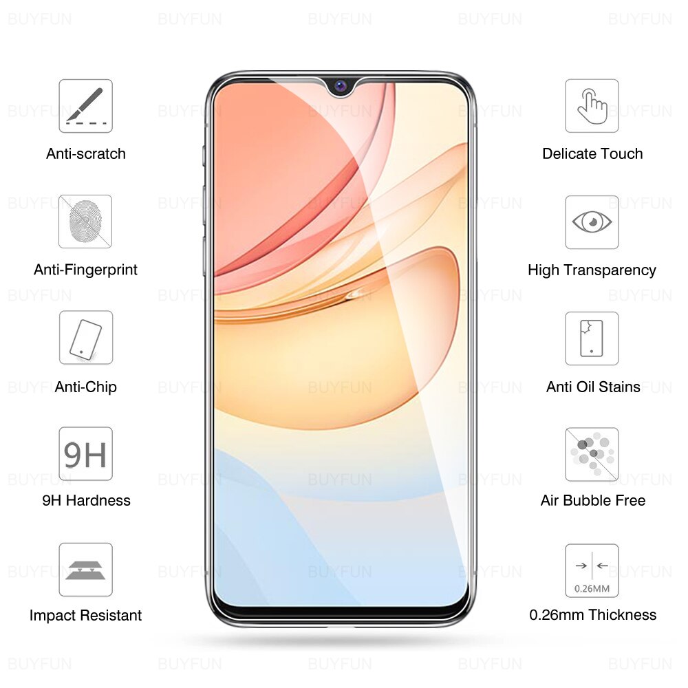 2 Stuks Screen Protector Gehard Glas Voor Vivo Y53S Y53 Volledige Dekking Beschermende Film Op De Voor Vivo Y 53 S Hd 9H Glas 6.58"